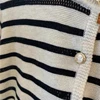 2025 New Thin Cashmere Cardigan hollow out short sleeve  women sweater Spring and summer striped Cashmere short sleeve Cardigan 2