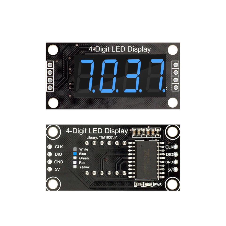 TM1637 4 Digit LED Display Module for Arduino