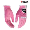 PGM 1pair Women Golf Gloves Soft Microfiber Cloth Breathable Non-slip Protective Gloves Hand Wear Golf Accessory ST009 2