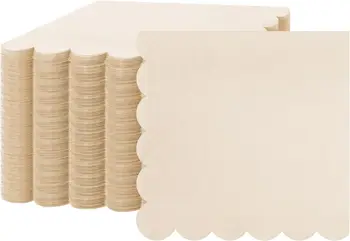 Tovaglioli da cocktail di salvia smerlati da 50 pezzi Tovaglioli di carta usa e getta Tovaglioli per bevande per matrimoni Compleanno Forniture natalizie 1