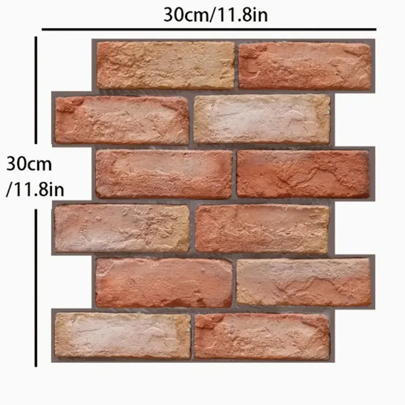 Transform Your Home with 10 pcs Decorative 3D Wall Panels - Self-Adhesive, Waterproof & Moisture-Proof Wallpaper for Living Room 3