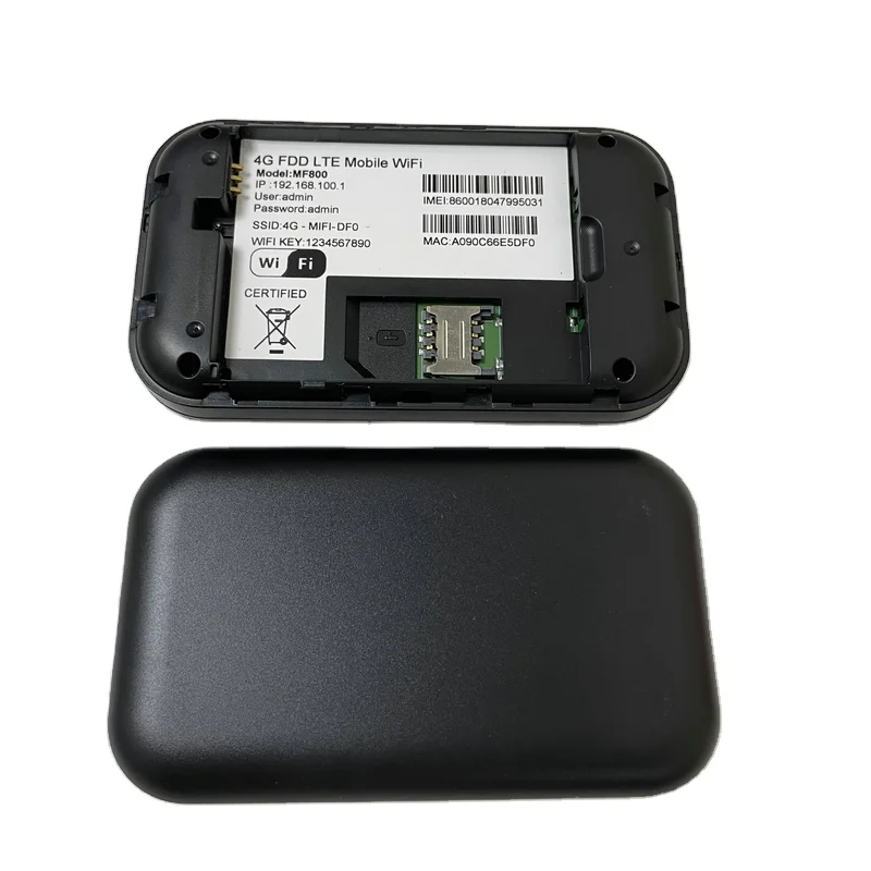 Router Micro Router MF800 4G Pocket Wifi Router Mobile Hotspot Wireless Modem With Sim Card ...