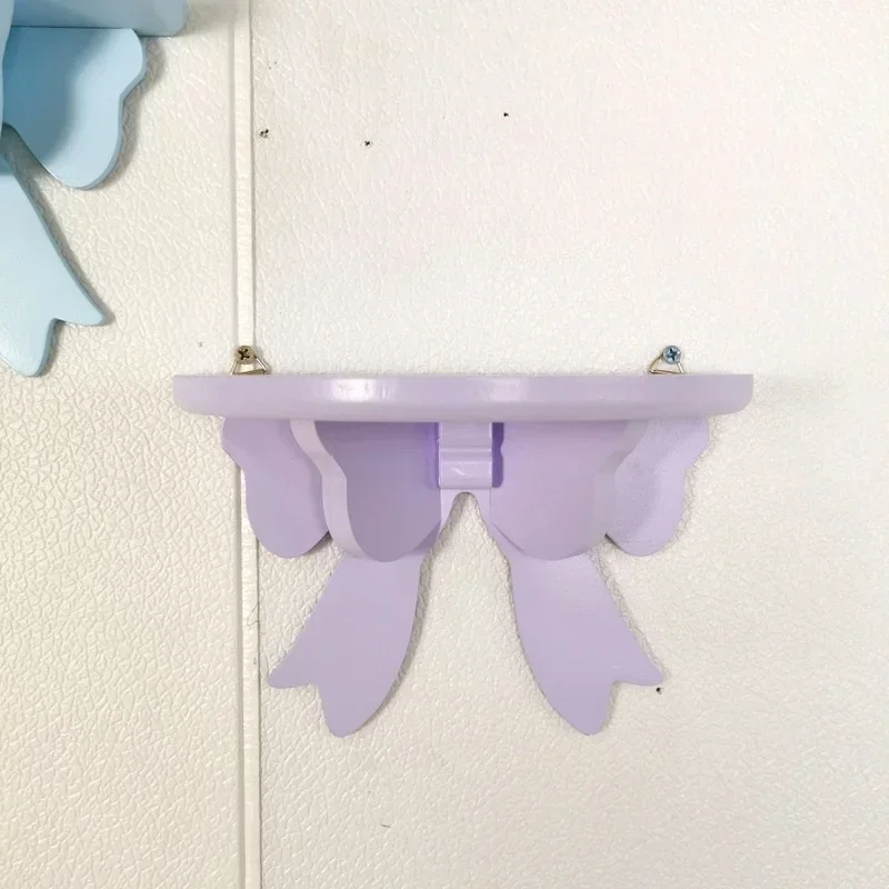 Creative House wall shelf wooden decorated for girls' room pink