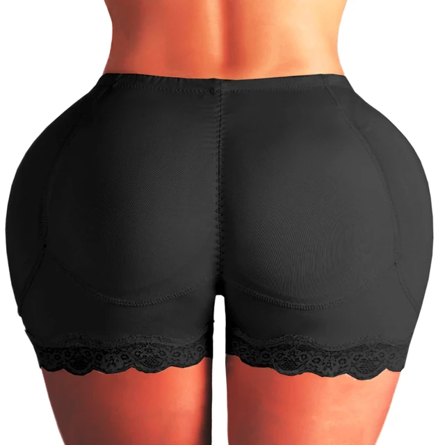 AfruliA Women Hip Pads Fake Ass Butt Lifter Booties Enhancer Booty Buttocks  Control Panties Waist Trainer