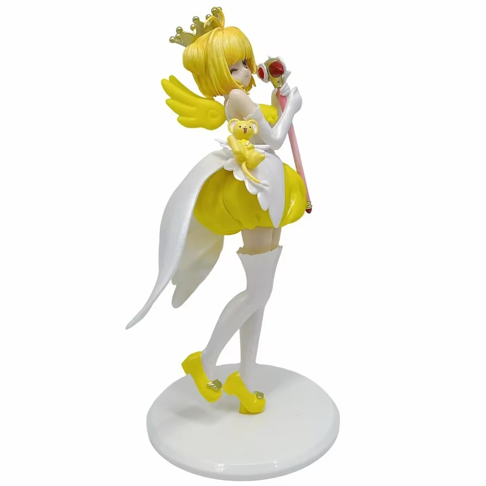 22cm Anime Cardcaptor Sakura Kinomoto Sakura Action Figure Statue - Desk Decor & Birthday Gift
