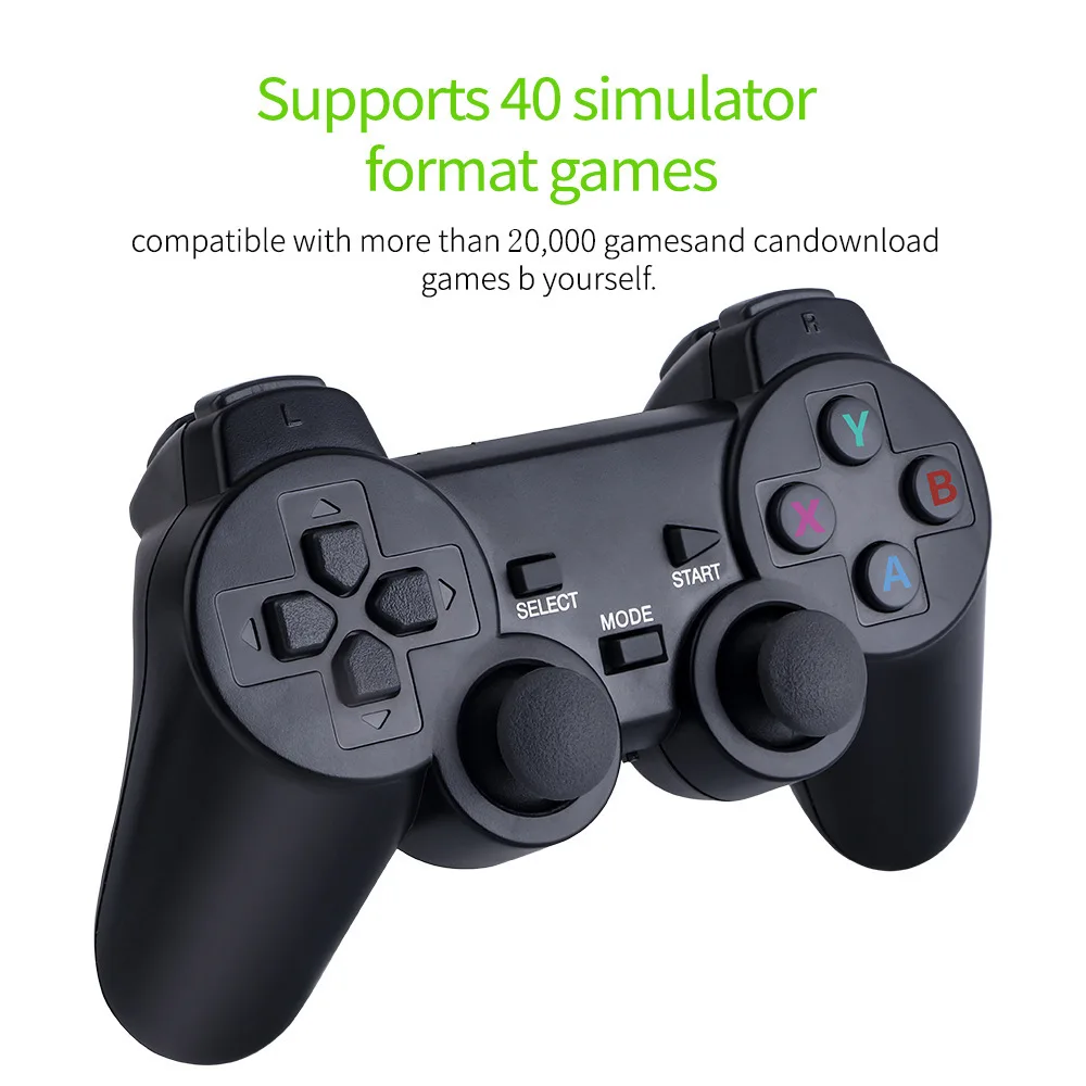 M8 Retro Game Console with 10000/20000/40000+ Video Game Stick 2.4G Wireless Gaming Controller 4K HDMI Plug & Play video game controller wireless controller video game stick video game console game console