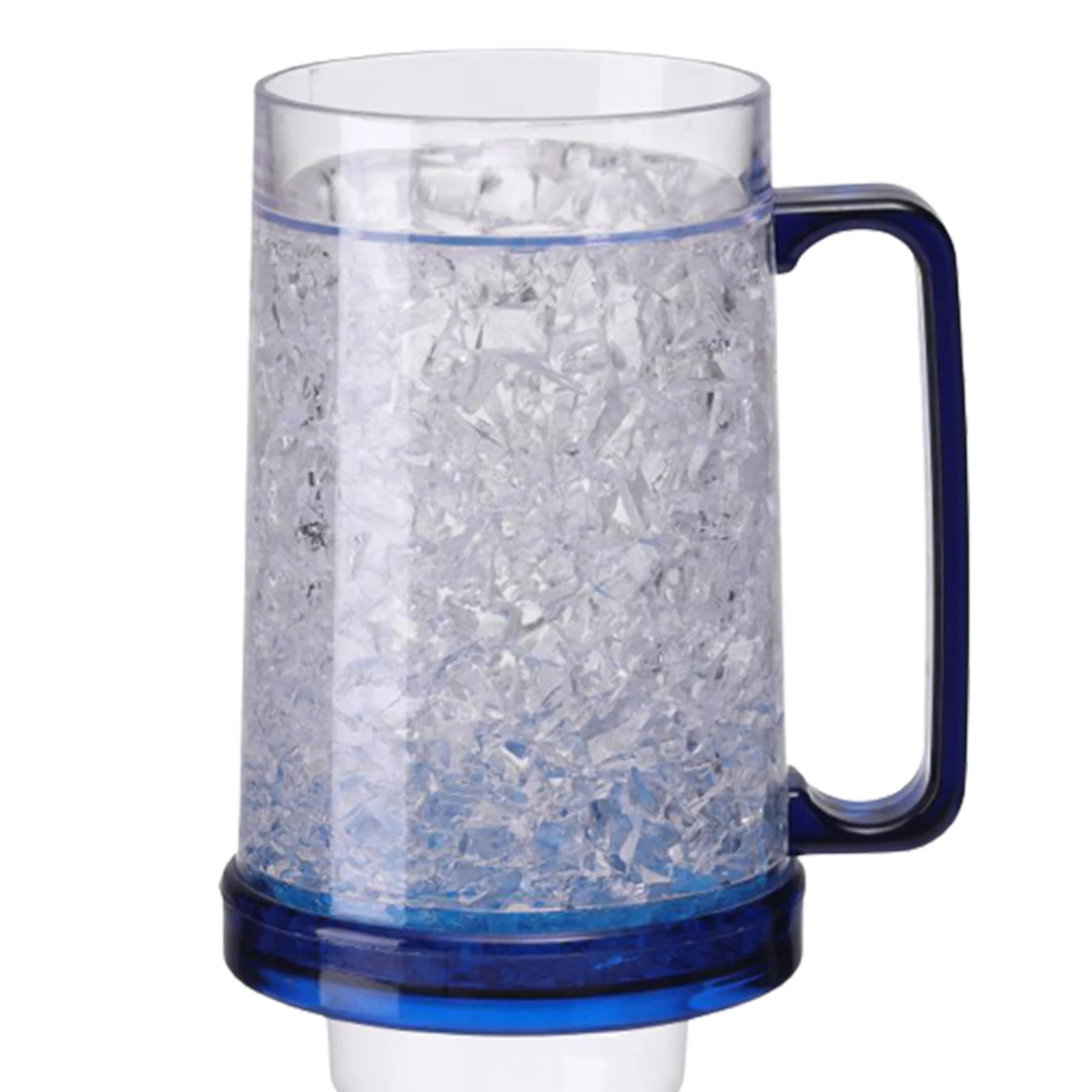 Plastic Freezer Beer Mugs Easy Operation Ice Freezer Cups for