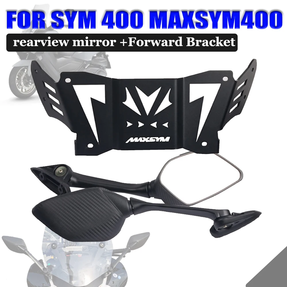 

Motorcycle Parts Rearview Mirror Rear View Mirrors Front Fixed Phone Bracket Rearview Holder For SYM 400 MAXSYM400 Accessories