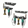 Angle Grinder Holder -2/3 Bay with Cord Hanger, Wall mount Bracket for Cutters Polishers, Garage and Workspace 1