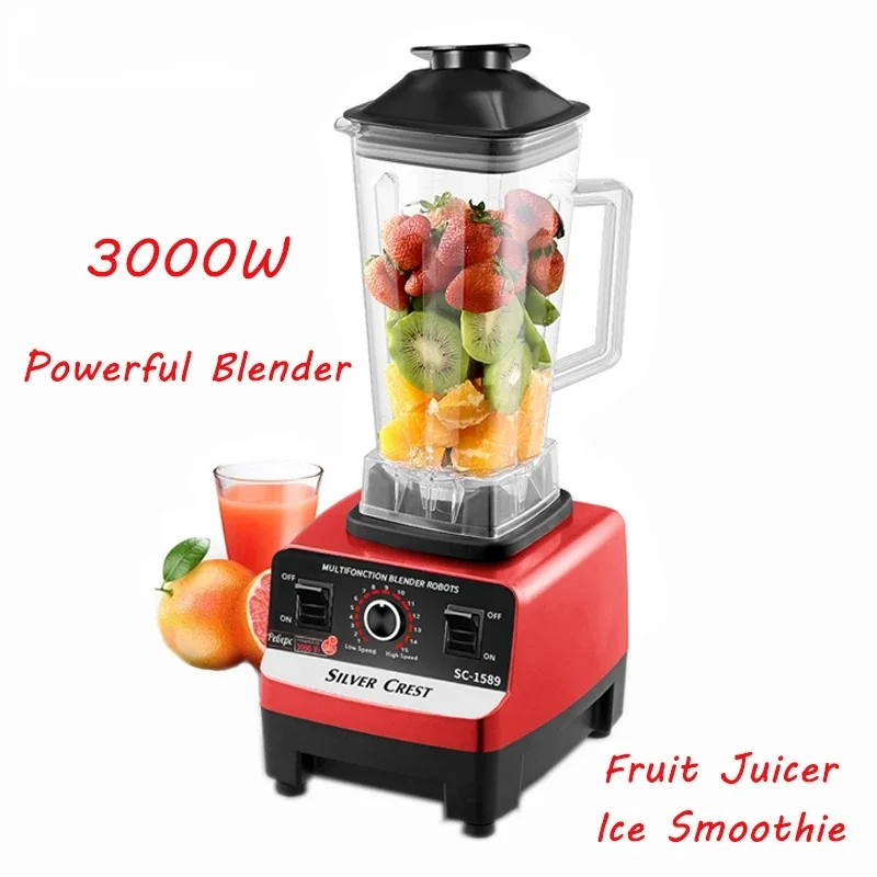 Description Picture 2 of item3000W Heavy Duty Commercial Grade Blender Mixer Juicer Fruit Food Processor Ice Smoothies Blender High Power Juice maker Crusher