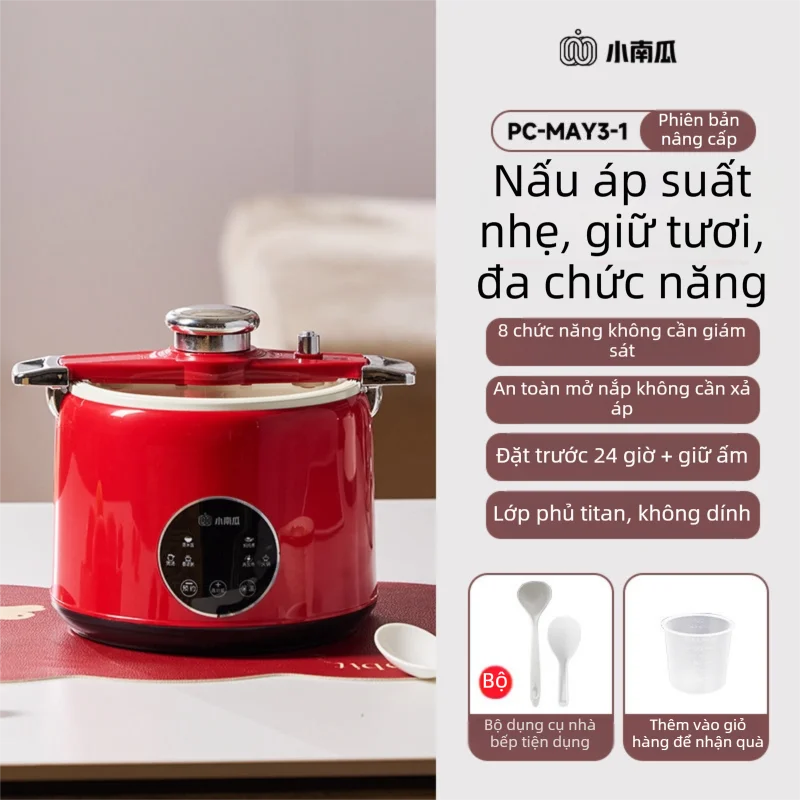 LITTLE PUMPKIN | Multi-functional Mini Pressure Cooker Pot 1-2 People - 3