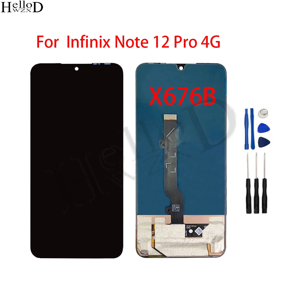 

Original / TFT LCD Screen For Infinix Note 12 Pro 4G X676B LCD Display Touch Screen Digitizer Assembly Replacement Parts