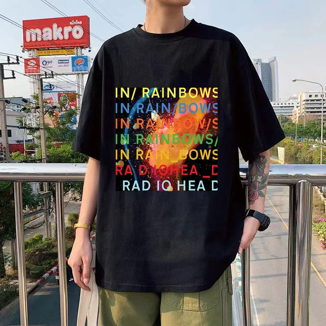 Band Rock Radiohead T Shirt Music Album In Rainbows Shirts Men's Women's Hop Streetwear Gothic Punk Oversized Tee Shirt - AliExpress