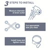 Washing Machine Drain Hose Flexible Dishwasher Drain Hose Extension Kits Corrugated Washer Discharge Hose 1.5 Meter 2.5 Meter 6
