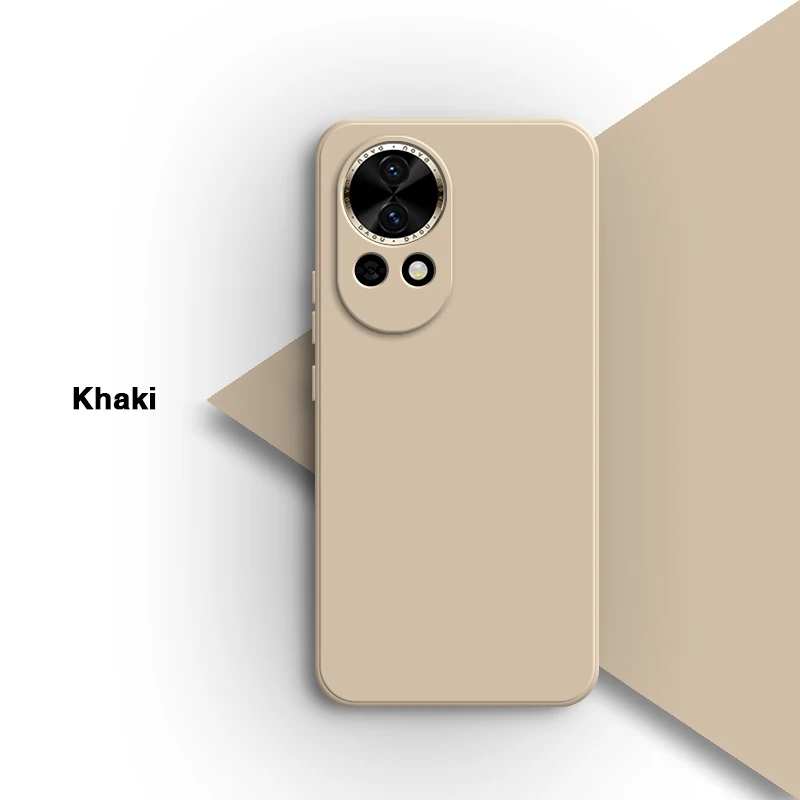 Premium Liquid Silicone Shockproof Phone Case with Camera Protection - Solid Black