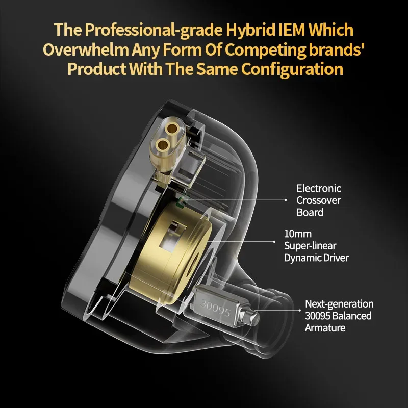 KZ ZSNPro 2 ZSN PRO 2 Hybrid Drive 1BA+1DD In Ear Metal Earphones HIFI Bass Headset Sport Noise Cancelling Headphone EDXPRO ZSTX 5