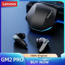  Lenovo GM2 Pro 5.3 Earphone Bluetooth Wireless Earbuds Low Latency Sports Headphones HD Call Dual Mode Gaming Headset With Mic 