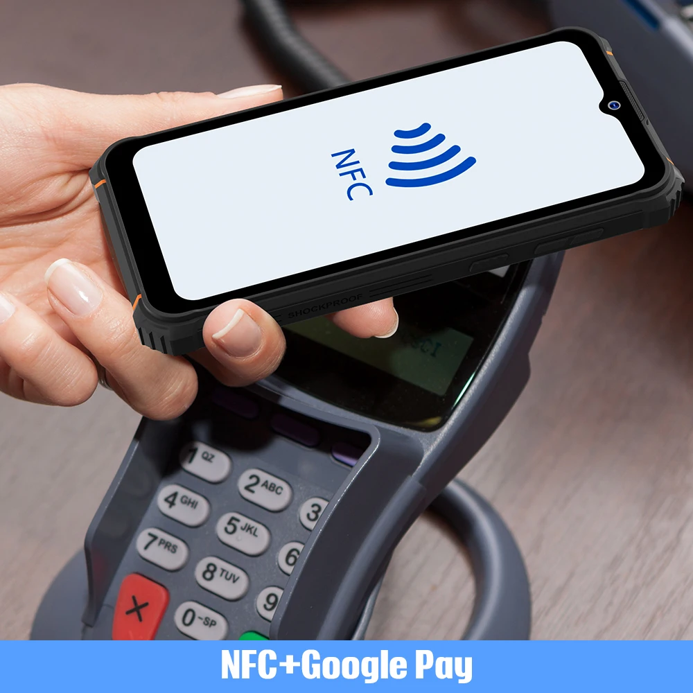 HOTWAV W10 Pro Rugged Device 15000mAh Large Battery Android 12 Octa-Core  6.53 Inch NFC 6GB 64GB 20MP