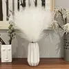 10PCS Artificial Pompous Grass Pompass Branches Fake Fluffy Stems Plants Vase Filler for Home Boho Decor Flower Arrangement 4