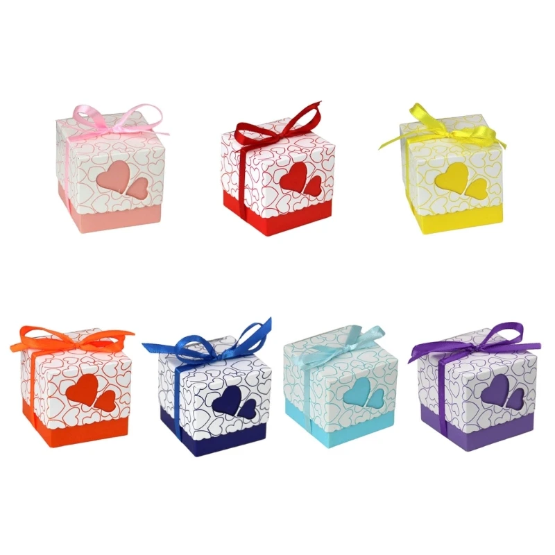 

50Pcs Square Candy Boxes Multifunction Collection Organizers Supplies