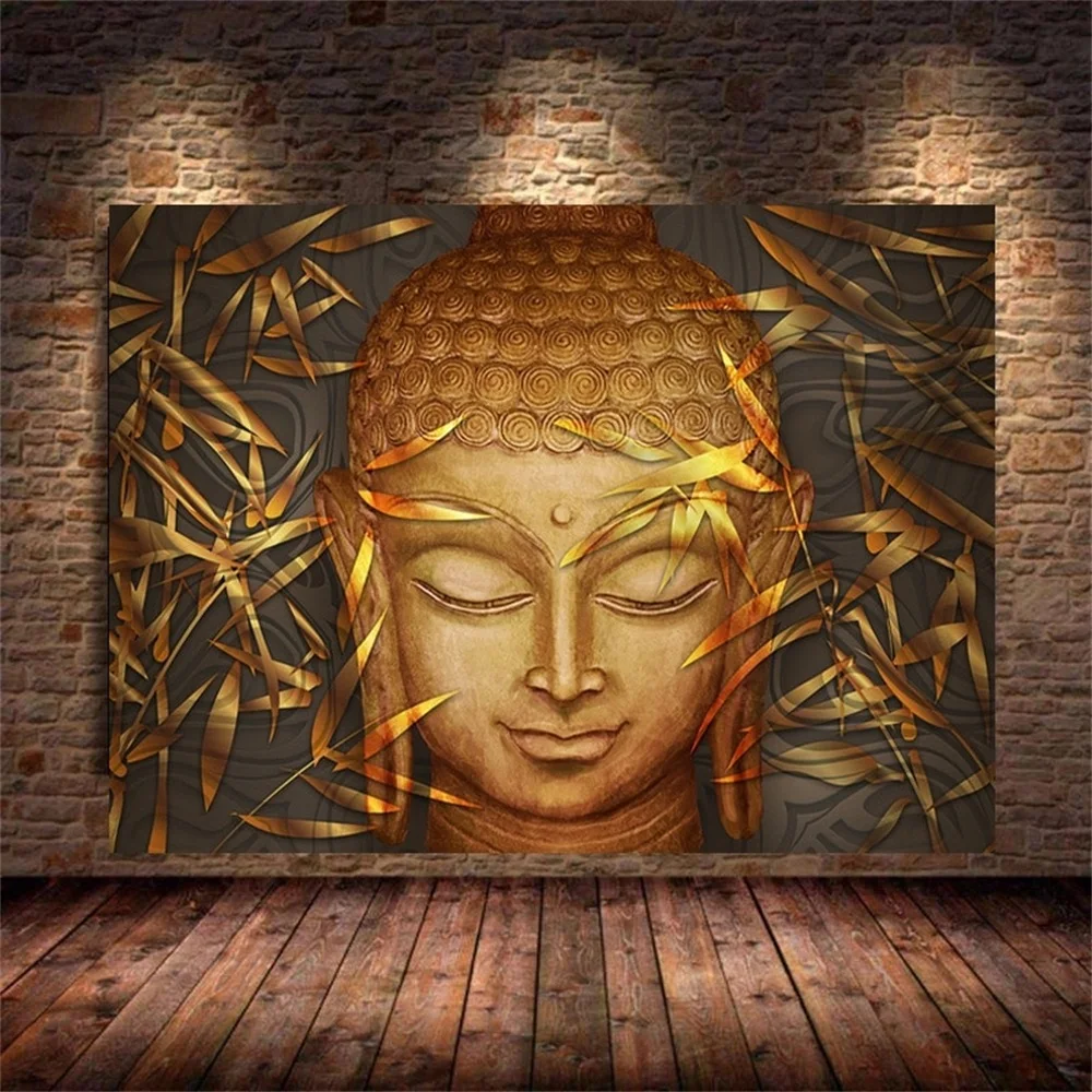 

Modern Buddhism Canvas Art Posters And Prints Abstract God Buddha Paintings Wall Art Pictures for Living Room Home Decoration