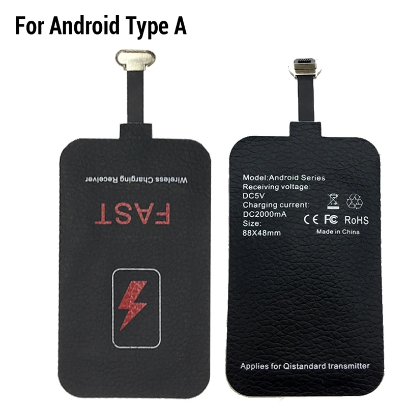 Wireless receiver 10W Wireless Receiver Suitable for Type-C Mobile Phone Receiver Patch 2A Fast Charge