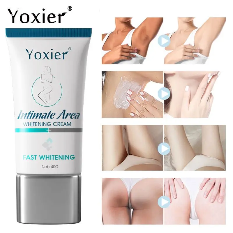 Yoxier Intimate Area Whitening Cream Women Private Part Vagina Neck Underarm Milk Lotion Skin Care |