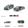 MINIGT Kaido House In Stock 1:64 NSX CIVIC M3 Skyline R34 EF GTR 510 WAGON R33 Carbon Openable Hood Diecast Diorama Car Model 5