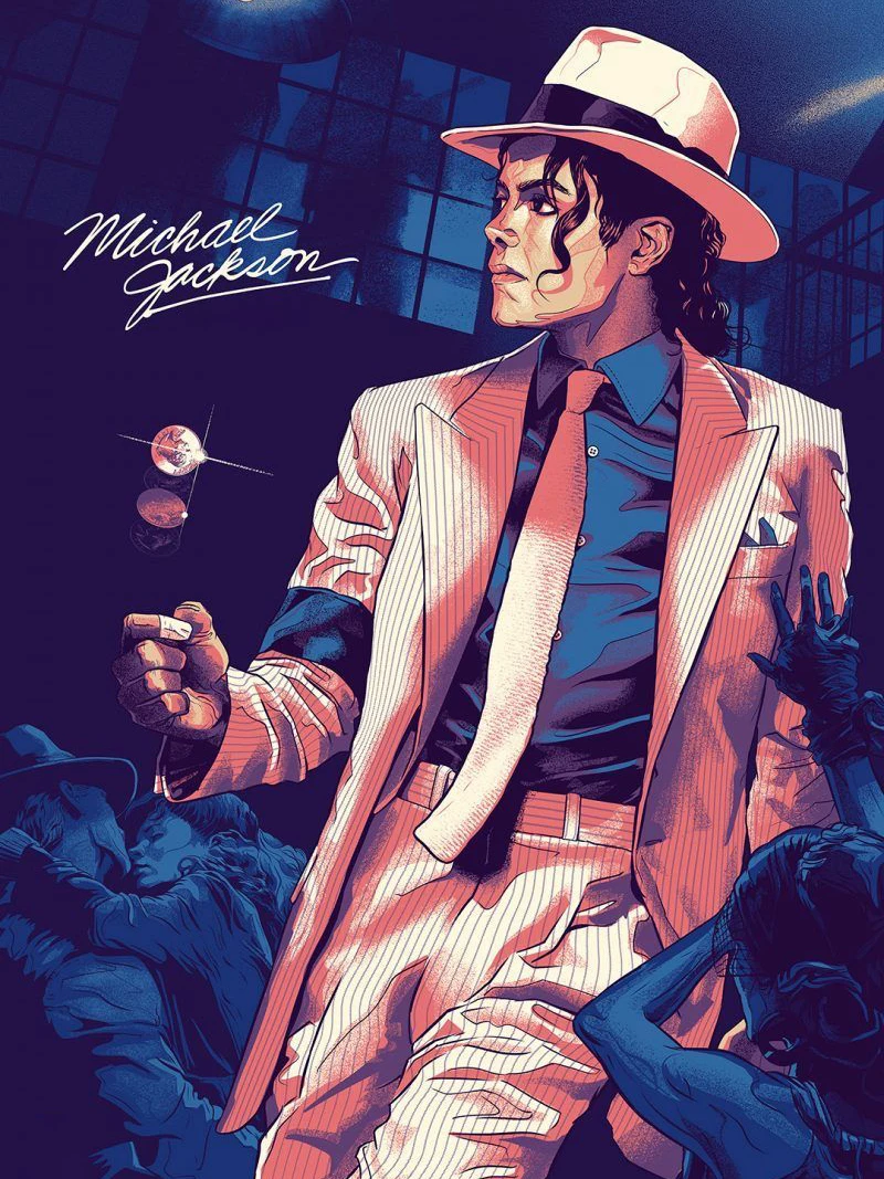 マイケルジャクソン　クリスタルアート 5D DIY Diamond Embroidery King Of Pop Michael Jackson Full