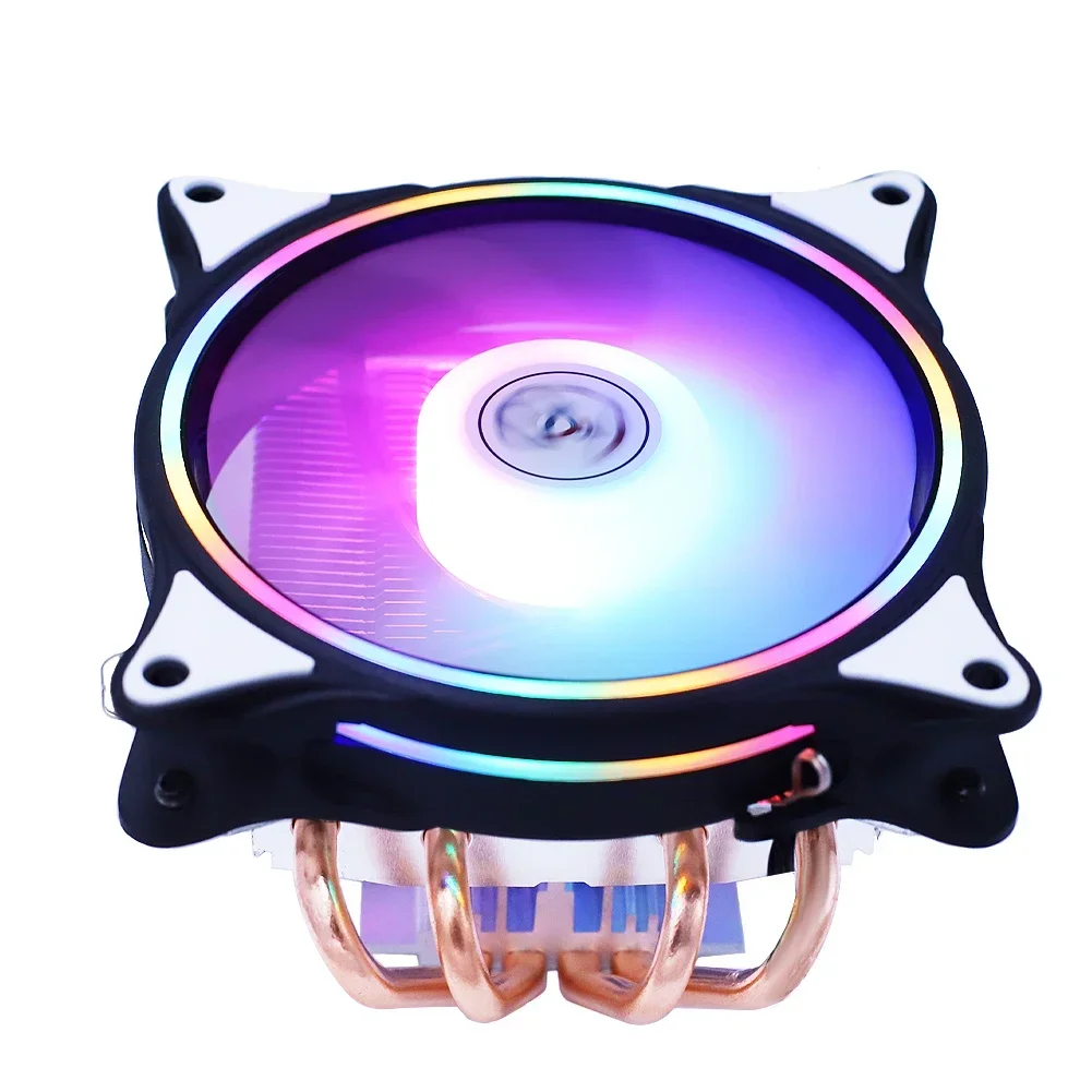 Wovibo-cpu Cooler Ventilador Pwm 4pin Low Profile Lga 775 1150 1151 1155 1156 1200 1700 2011 X79 X99 Am4 120 mm - Imagem 2