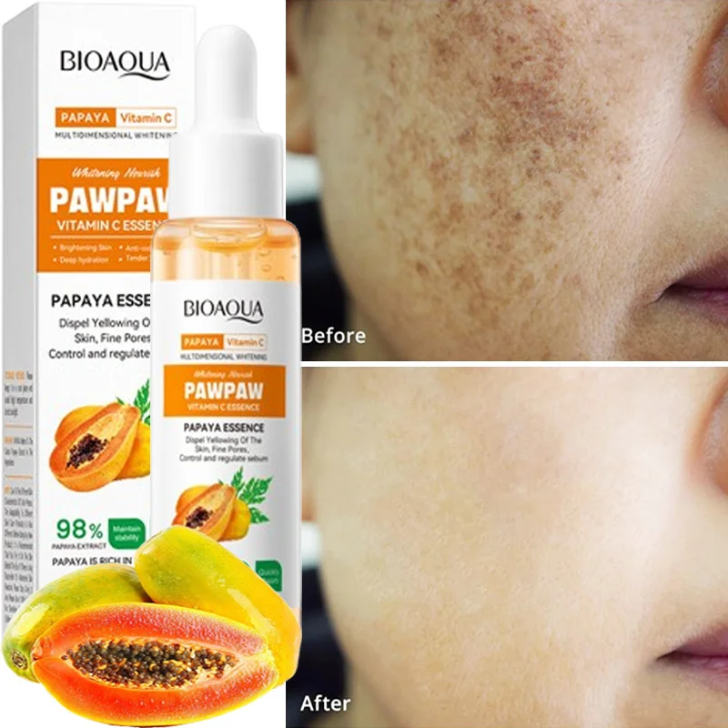 Papaya VC Brightening Serum Improve Dullness Remove Dark Spots