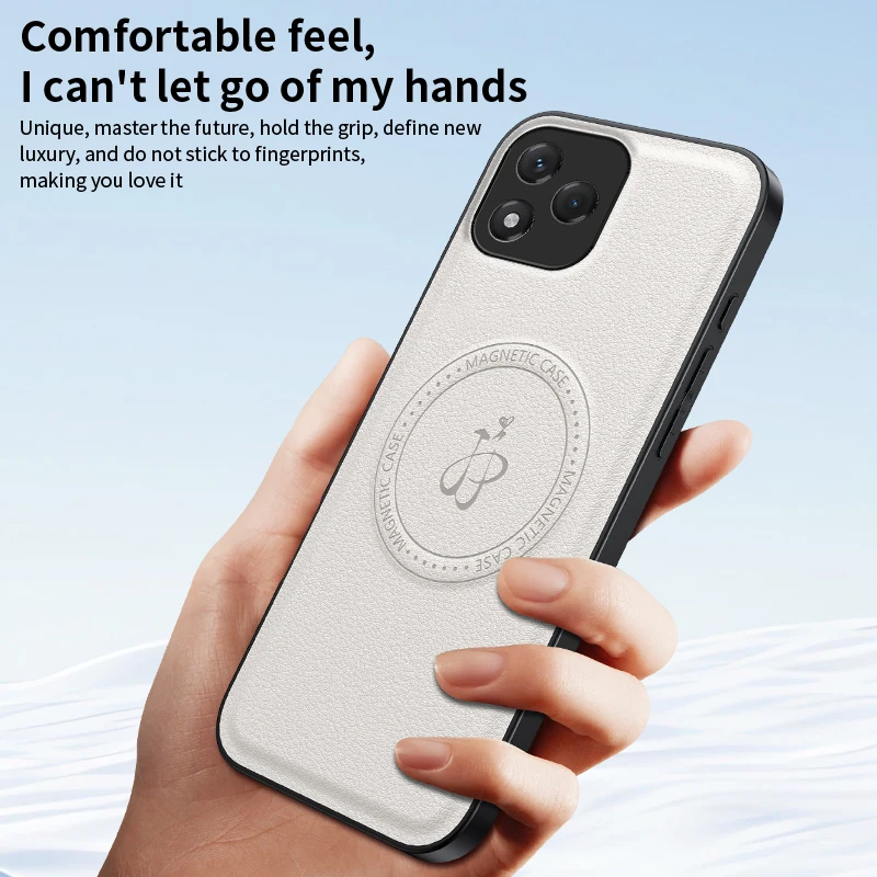 Magnetic Anti-Scratch Phone Case with Ring Holder and Wireless Charging Compatibility