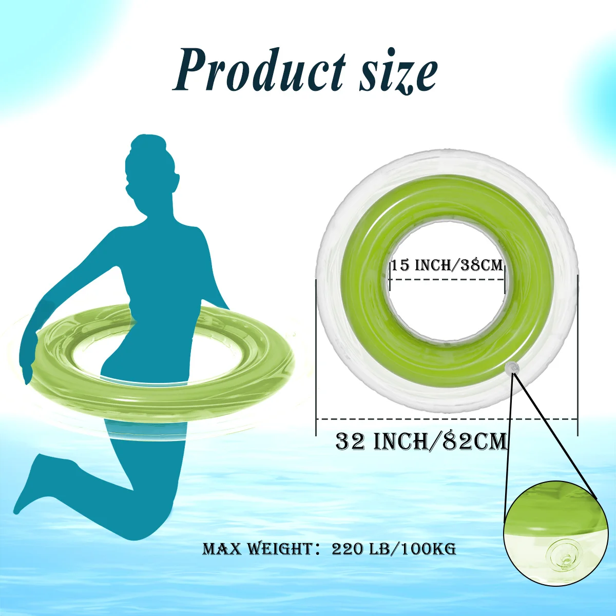 Hot sale Pool Floats Inflatable Swimming Rings Funny Tube Toys Inflatable Pool Toys Float for Swimming Party Lake Beach