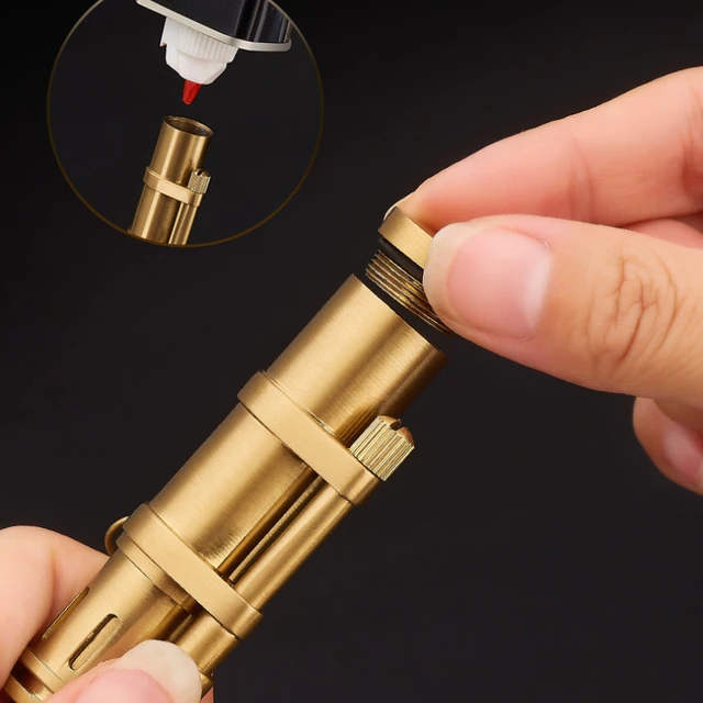 Classic Retro Kerosene Lighter Tanker Flint Metal Personality Creative Windproof Lighters Cigar Smoking Accessories Gift For Man - Image 5