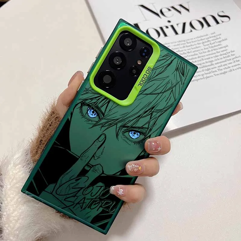 Gojo Satoru Signature Colorful Phone Case Cover