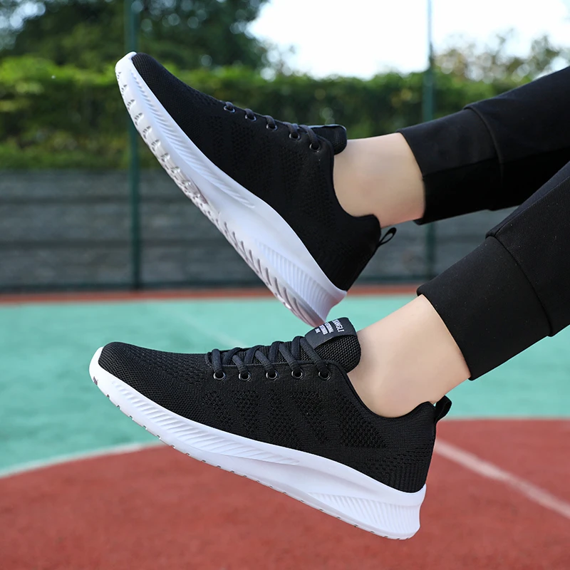 Men's Summer Lightweight Mesh Running Sneakers - Outdoor Sport and Fitness Shoes