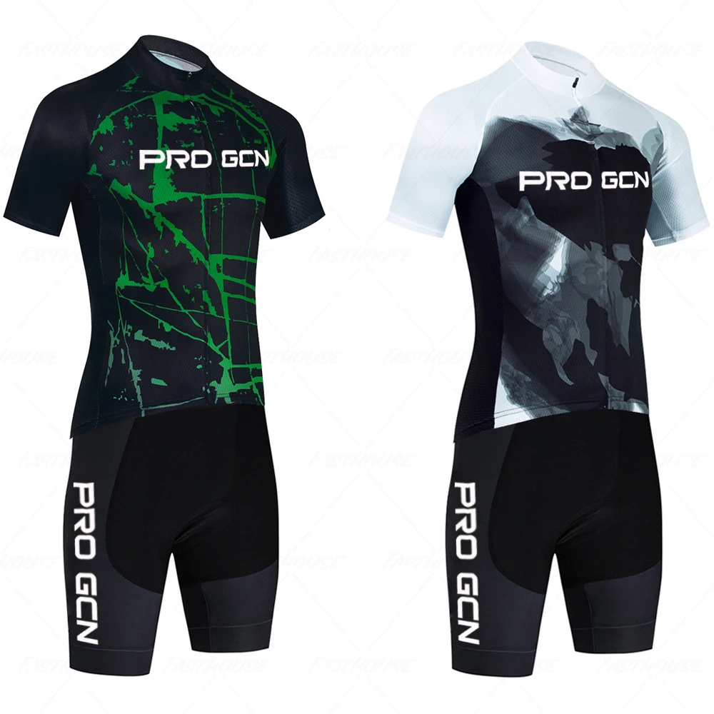 PRO GCN Team Bicycle Clothing Men New Road Bike Wear Racing Clothes Breathable Cycling Jersey Set Ropa Ciclismo Maillot