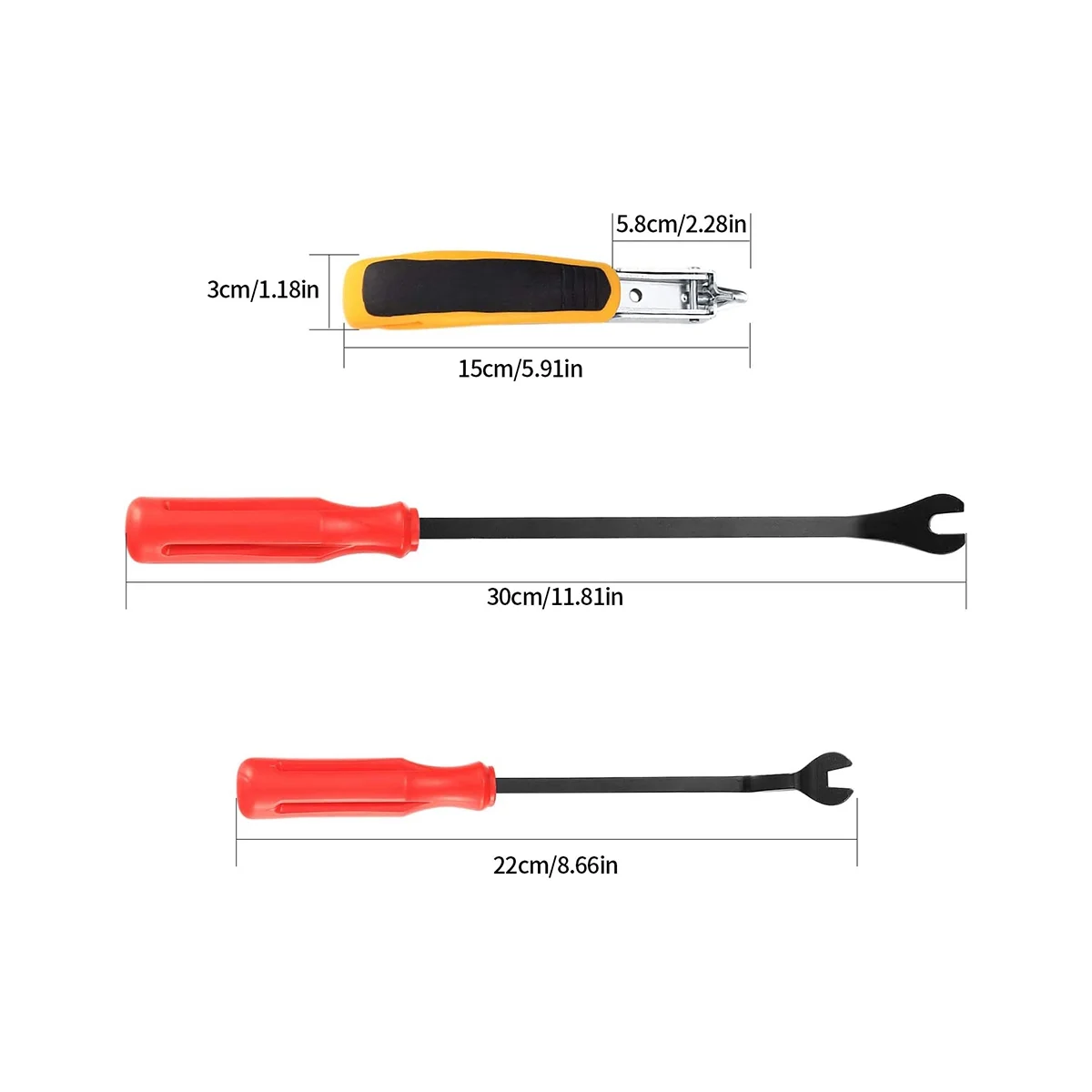 

3 Pcs Upholstery and Construction Staple Remover Tools with Puller Tool Set,For Removing for Furniture Floor Photo Frame