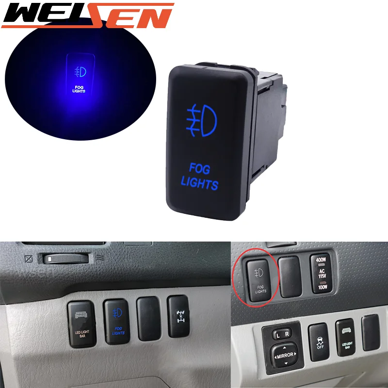 For Toyota Prado Landcruiser FJ Cruiser Hilux FOG LIGHTS Push