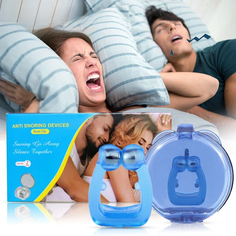 

1pcs Anti-snoring Nose Clip Adult Anti-snoring Device Anti-snoring Sleep Magnetic Breathing Corrector Device
