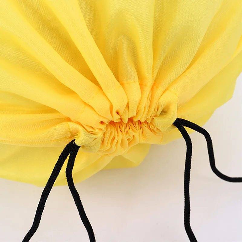 Riding Backpack Gym Drawstring Shoes Bag Clothes Backpacks WaterproofThicken Drawstring Belt Nylon Color Portable Sports Bag