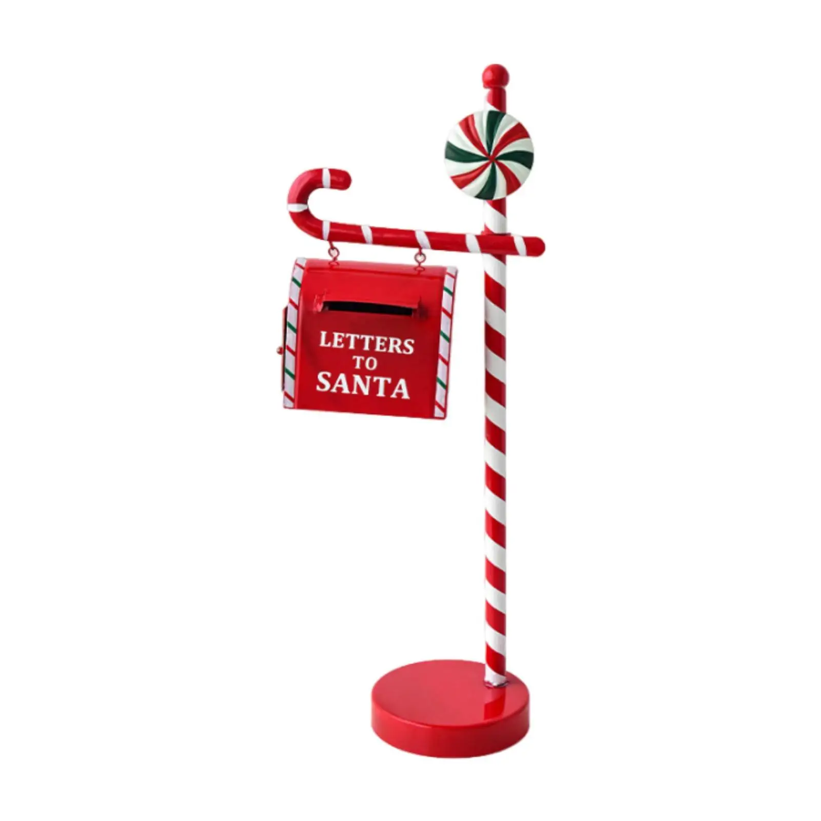 Christmas Mailbox Statue, Christmas Decorations, Creative, Garden Decoration, Metal Sculpture, Mailbox Figure