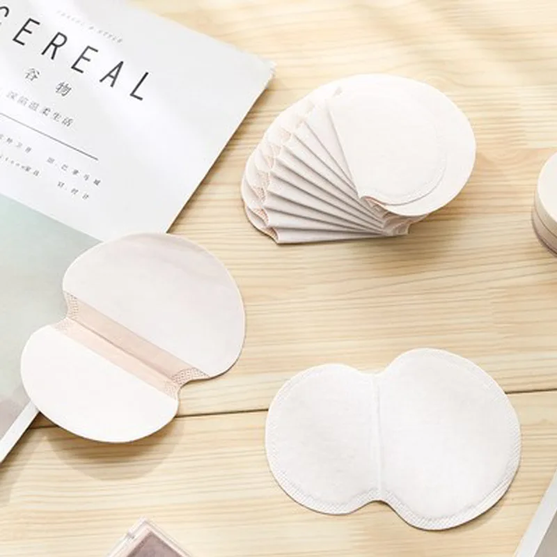 Armpits Sweat Pads Underarm Gasket Sweat Absorbing Pads Linings Disposable Anti Stickers cotton pads