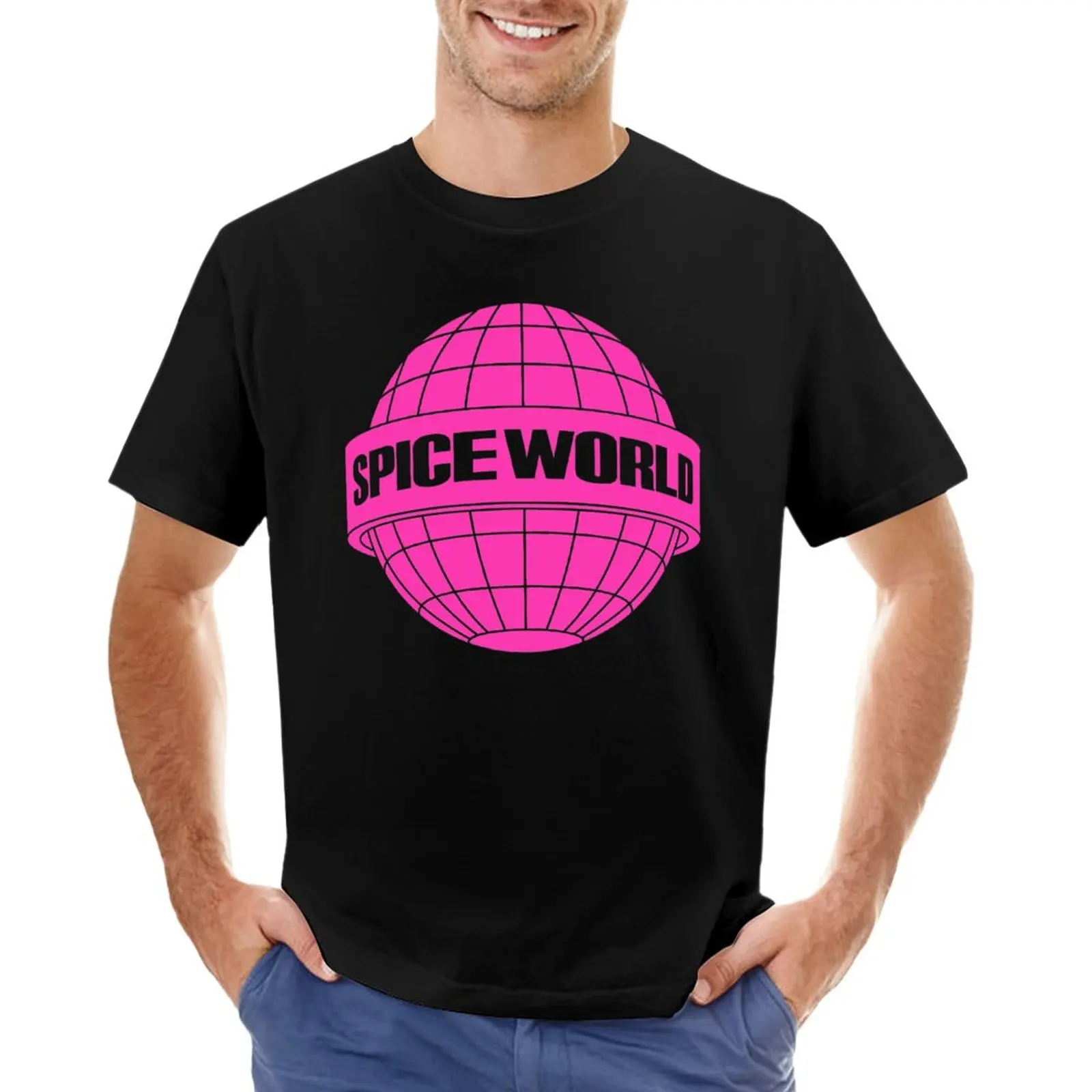 

space spice logo pink world girl tour 2019 2020 menkopohukam T-Shirt cat shirts graphic t shirt mens vintage t shirts