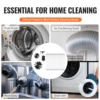 VEVOR Dryer Vent Cleaner Kit Flexible Lint Trap Brush Reinforced Nylon Duct Cleaning Tools Dryer Vent Brush Dryer Cleaning Kit 6