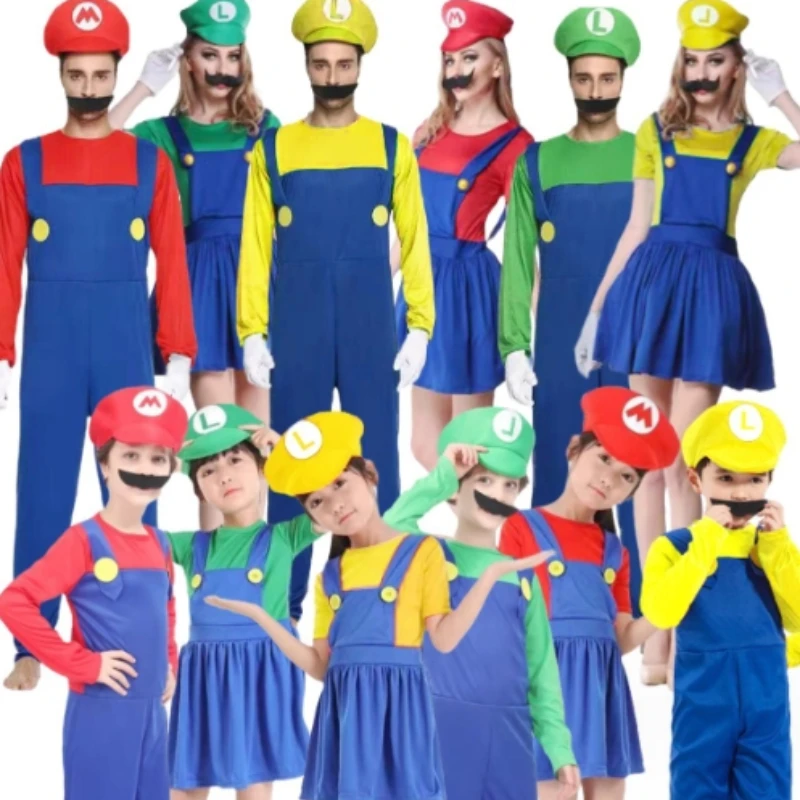 AnimeOdysseySuperLuigiBrothersCosplayCostumeMariosAdult