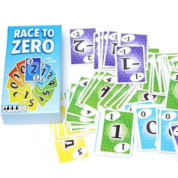 Race to Zero: Gioco di Carte Strategico Veloce per Famiglie, Amici e Feste - Divertimento Competitivo con Numeri e Intrattenimento da Viaggio