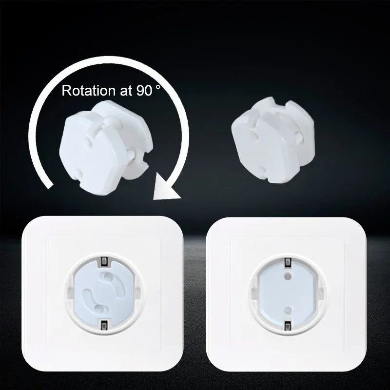 Socket Protection Electric Shock Hole Children Care Baby Safety Electrical Security Plastic Safe Lock Cove Outlet Cover 20 Pcs socket protection cover