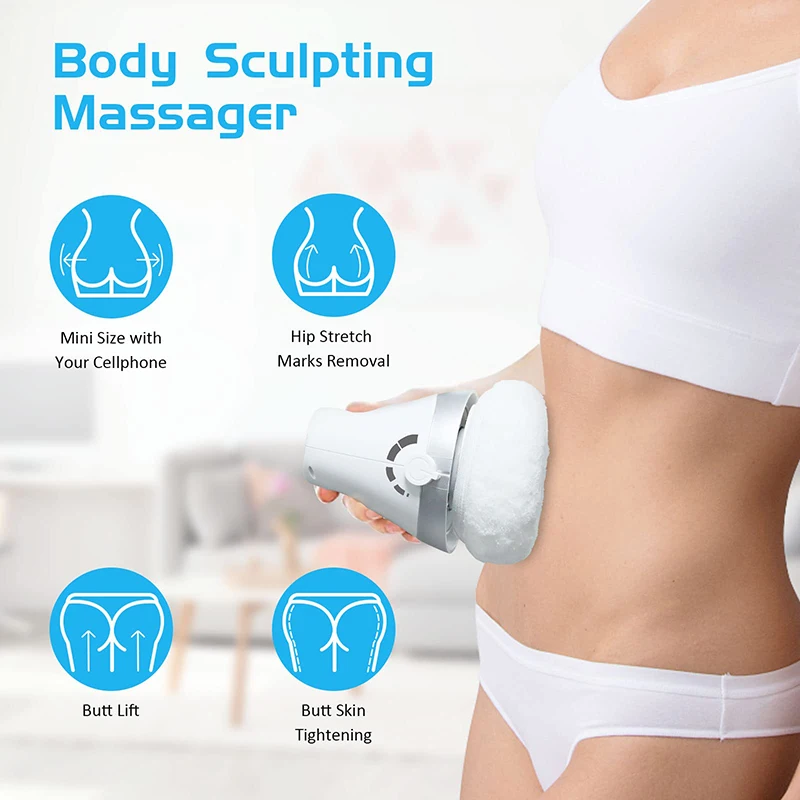 Electric Handheld Cellulite Remover Massager , Fat Burner Body Massage Slimming Lose Weight Machine Deep Tissue Massage gun