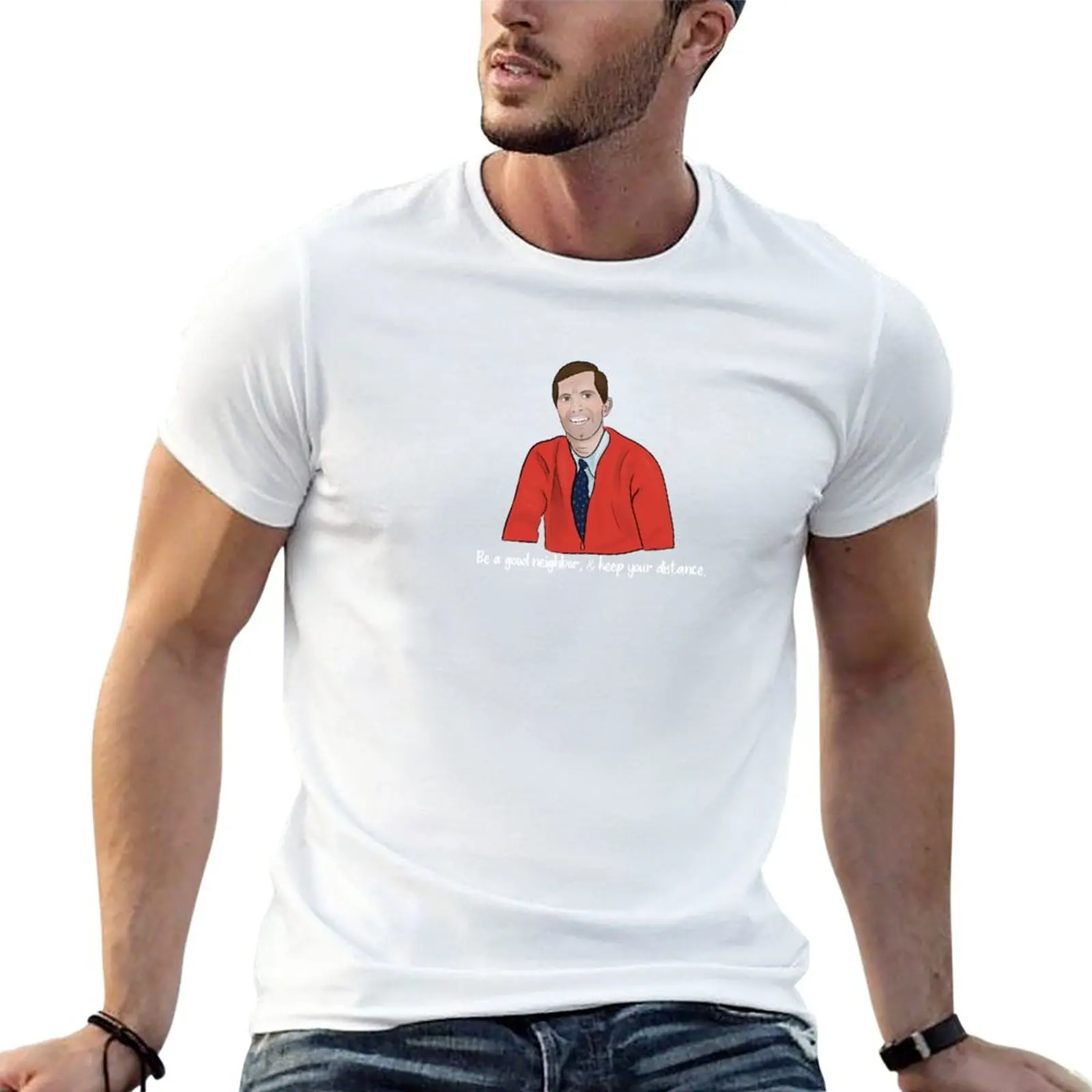 

New Andy Rogers Neighborhood T-Shirt summer tops anime clothes mens tall t shirts